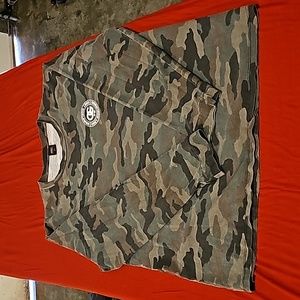 Womens large OBEY long sleeve camo top